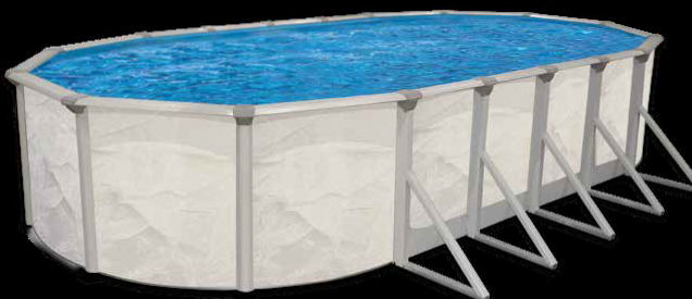 Nevada 16 X 26 Ft Oval Pool Only - PVC FITTINGS